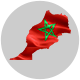 Morocco Morocco flag map