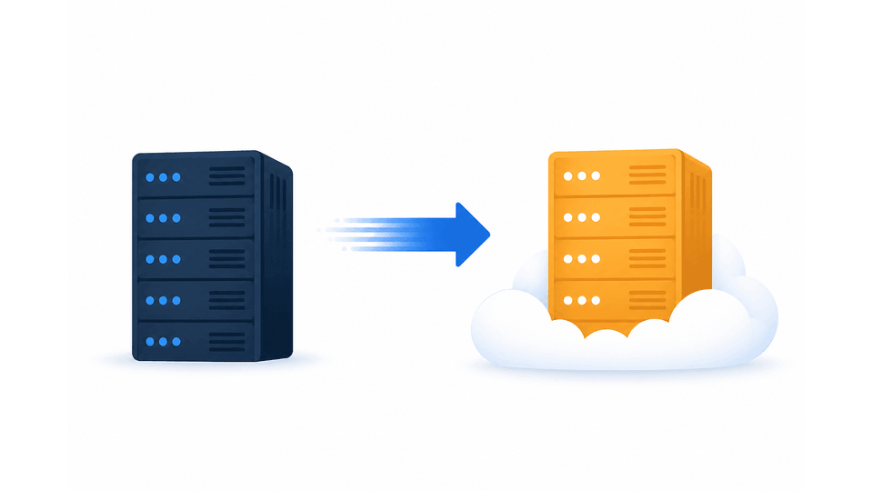 Server migration from one rack to another with HC Plus support