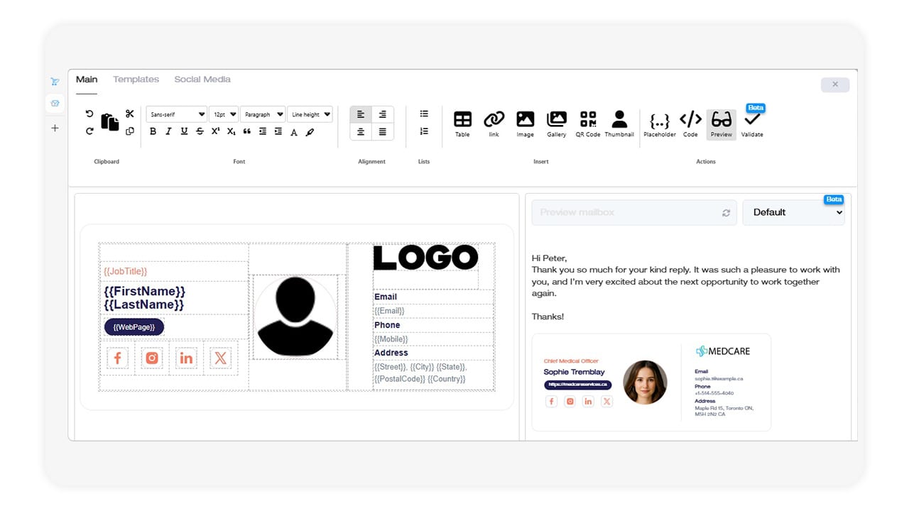 Design your Signatures