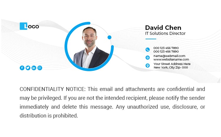 ExSign email disclaimer