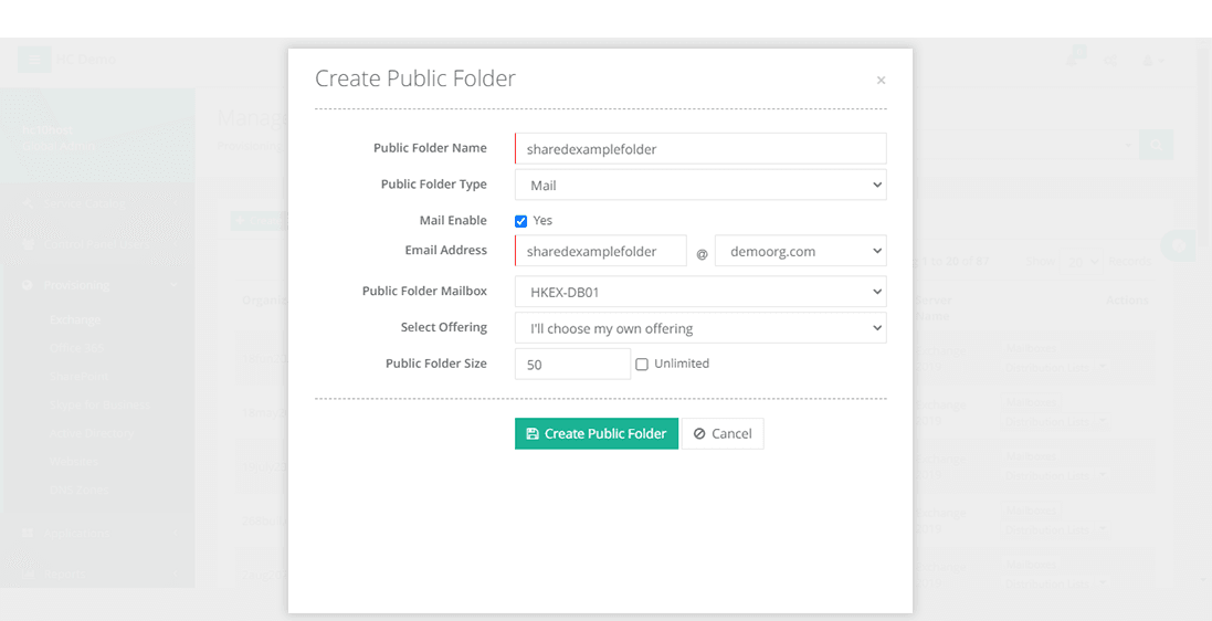 Create public folder