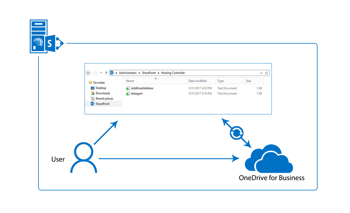 Onedrive for Business OneDrive for Business on-premises with Hosting Controller
