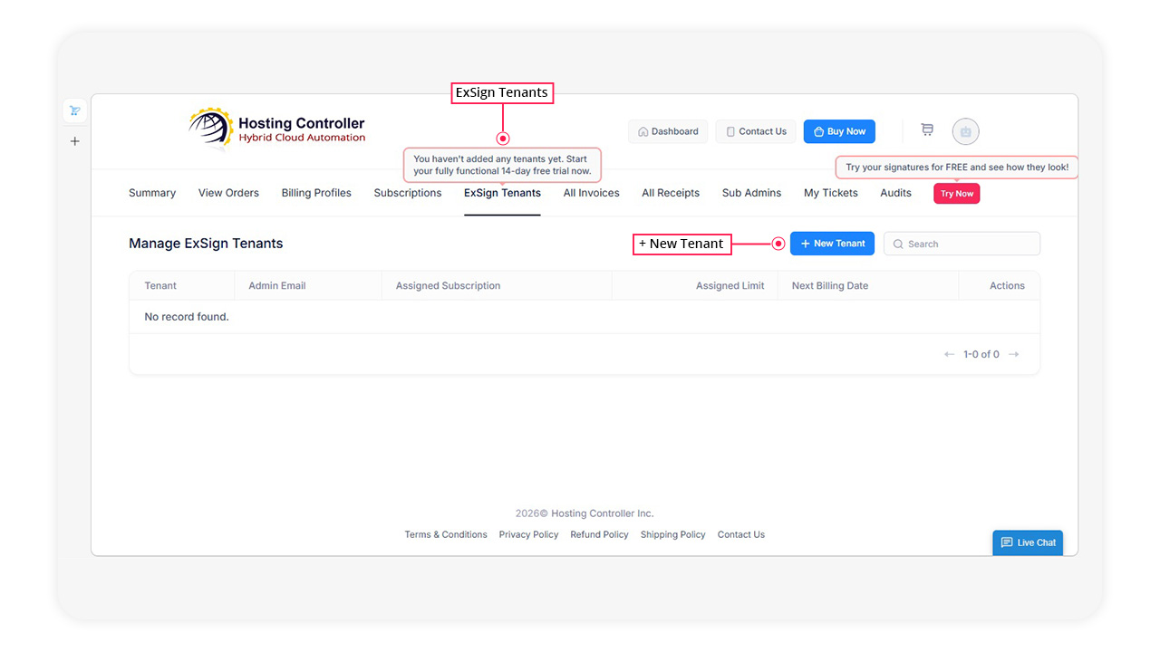 Add Microsoft 365 Tenant