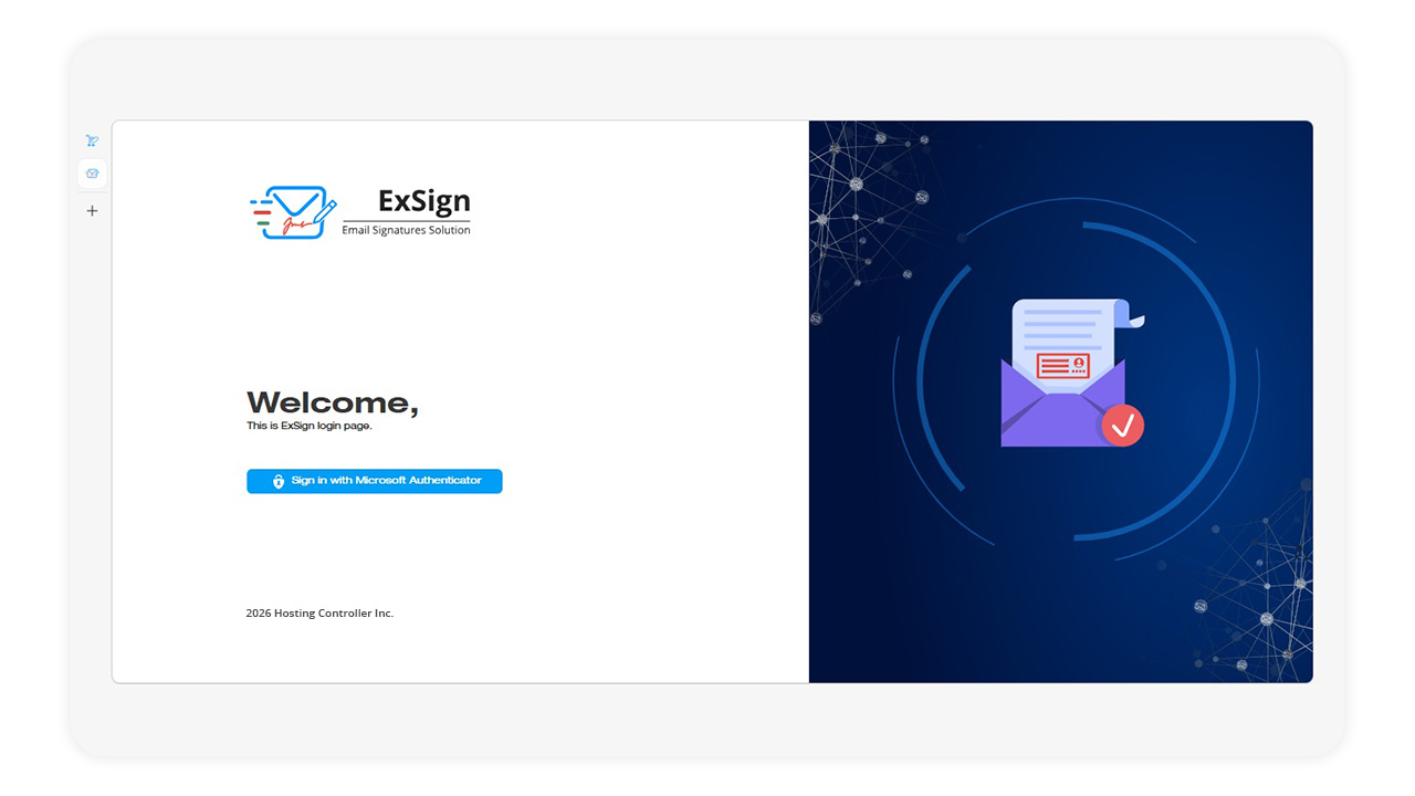 Sign in to ExSign Portal